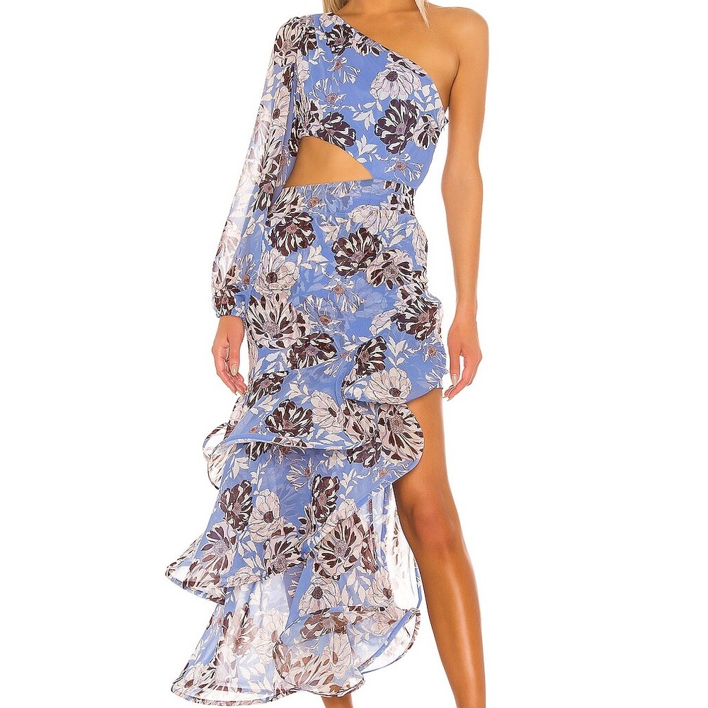 Alexis Sabetta Gown - Blue Floral